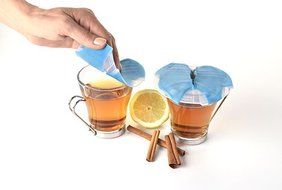 Charles Viancin Butterfly Drink Cover Set/2 - Blue N3