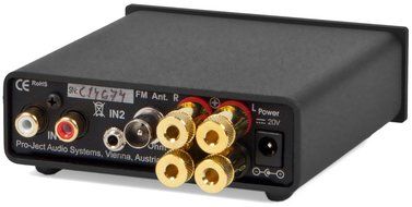 Pro-Ject Audio - Receiver Box S - Compact Integrated stereo amp including FM tuner - BLK N2