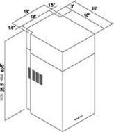 Range Hood Wall Mounted Stainless Steel KA-139-CS NT AIR. Made in Italy. N2