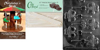 Cybrtrayd P016 Happy St. Patrick&#039;s Day Clove Chocolate Candy Mold with Exclusive Cybrtrayd Copyrighted Chocolate... N2