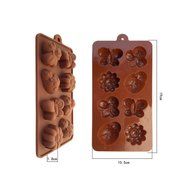 PYD Mini Muffin Pans Cakes and Cupcakes Mold Non Stick Bread Chocolate Jelly Candy Baking Mould Tulip Shape N6