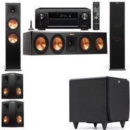 Klipsch RP-280F Tower Speakers-SDS12-5.1-Denon AVR-X4100W