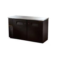 True Black Solid Door Food Rated Back Bar Cooler for 144 6-Packs