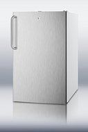 Summit FS407LSSTB 20" Medically Approved Upright Freezer with 2.8 cu. ft. Capacity Factory-Installed Lock Hospital...