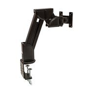 NavePoint Adjustable Single Arm LCD Monitor Stand Desk Mount C-Clamp For 1 Screen Up To 24...