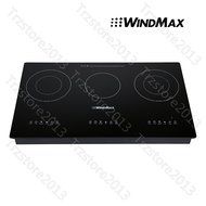 WindMax&reg; Hot 29.5" Glass Plate Induction Hob 3 Burner Triple Stove Built-in Cooktops 240V