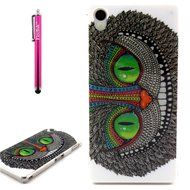 Xperia Z3 Case, Firefish [Shock Absorbent] [Slim Fit] [Anti Slip] Design Clear TPU Gel Silicone Soft Protective... N150