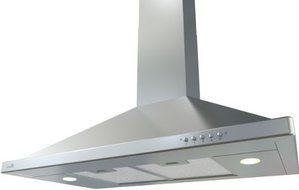 Zephyr BVEE36AS Wall-Mount Chimney Range Hood, Stainless Steel
