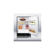 Summit FF6BBI7FRADA 24&quot; Commercially Approved &amp; ADA Compliant Compact Refrigerator with 5.5 cu. ft. Capacity Adjsutable...