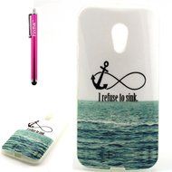 Xperia Z3 Case, Firefish [Shock Absorbent] [Slim Fit] [Anti Slip] Design Clear TPU Gel Silicone Soft Protective... N166