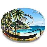 Skin Decal Vinyl Wrap For IRobot Roomba 650 655 Vacuum / Beach Water Palm Trees