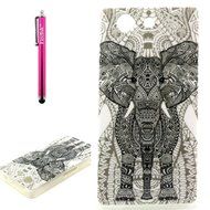 Xperia Z3 Case, Firefish [Shock Absorbent] [Slim Fit] [Anti Slip] Design Clear TPU Gel Silicone Soft Protective... N170