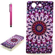 Xperia Z3 Case, Firefish [Shock Absorbent] [Slim Fit] [Anti Slip] Design Clear TPU Gel Silicone Soft Protective... N174