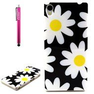 Xperia Z3 Case, Firefish [Shock Absorbent] [Slim Fit] [Anti Slip] Design Clear TPU Gel Silicone Soft Protective... N175