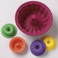 Lifetime Brands JLL15 Jello 5-Piece Silicone Mold Set