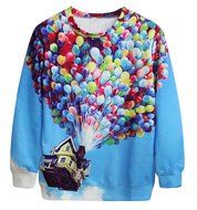 Shivali Sethi Women's 3D Pullover Sweater Long Sleeve