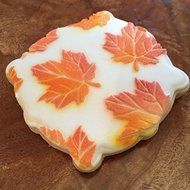 The Cookie Countess Maple Leaves stencil