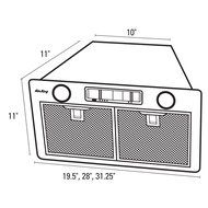 Air King ESSEV30 Energy Star Stainless Steel Seville Power Unit Hood Insert, 30 Inch Wide