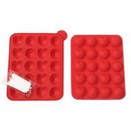 Cake Pop Silicone Tray Mother's Day Present Mold 20 Heart Shape and Lollipop Molds Sticks Included