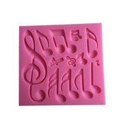 Karen Baking Beautiful And Classics Different Music Note Shape 3D Silicone Cake Mold For Cake Fondant Decorating N4