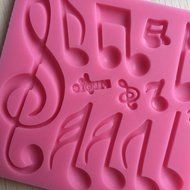 Karen Baking Beautiful And Classics Different Music Note Shape 3D Silicone Cake Mold For Cake Fondant Decorating N5