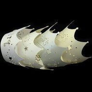 Bit Fly Princess Crown Baby Shower Birthday Party Laser Cut Celebration Decor Cupcake Wrapper Wraps Case (50pc... N15