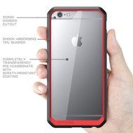 iPhone 6 6S TPU Case,TYoung(TM) 2 in 1 Set Soft TPU Flexible Silicone Frame + Transparent Clear Hard PC Back [... N9