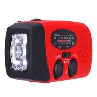 [2016 Upgraded Version] GHB Solar Hand Crank Radio Self Powered Weather Emergency Radio AM/FM/NOAA/WB Dynamo LED... N5