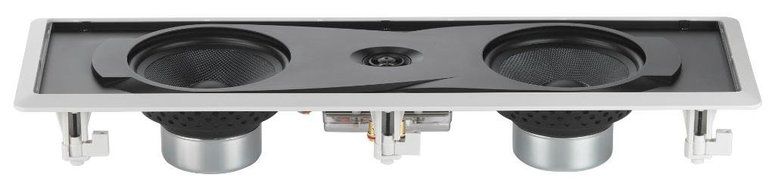 Yamaha Custom Easy-to-install In-Wall Flush Mount 2-Way 150 watts Natural Sound Speaker (Set of 4) with 1&quot; Titanium... N7