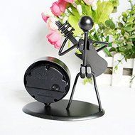Musical instrument fashion creative iron clock C61 N3