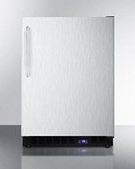 Summit SCFF53BXCSSTB 24" 4.72 Cu. Ft. Built-In Undercounter Freezer with Frost-Free Operation Adjustable Shelves...