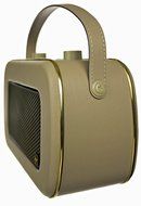 KitSound Jive Retro Portable DAB Radio with Dual Alarm Clock and Carry Handle - Cream/ Gold N3