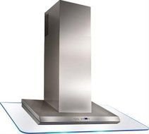 Best WC26I48SB 48&quot; Chimney Style Wall Mount Hood With 480 CFM Internal Blower Blue LED Display 2 Halogen Lamps...