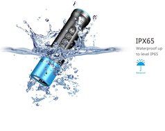 Trendwoo Outdoor Bicycle Bluetooth Speakers Waterproof Rechargeable LED Flashlight with Bike Mount for Cycling... N21