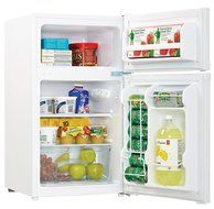 Danby DCR031B1BSLDD 3.1 cu. ft. 2 Door Compact Refrigerator, Steel N2