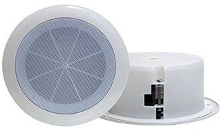 Pyle Home PDICS6 6.5-Inch Full Range In-Ceiling Flush Mount Enclosure Speaker Sy