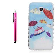 J7 Case, Firefish Colorful Pattern TPU Durable Soft TPU Back [Soft-Flex] [Shock Absorption Technology] Case for... N16