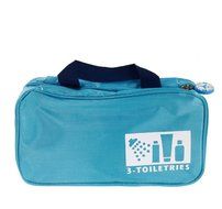 My Toiletries Bag Mini | Excellent Travel Case/Organizer With Interior Side Pockets | Premium Waterproof Polyester... N3
