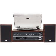 Teac MC-D800-CH All-In-One Turntable Speaker System with Bluetooth w/ Knox Carbon Fiber Brush &amp; Cleaning Kit N2