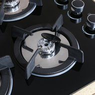 Windmax 24 Inches 3.3KW Kitchen Glass Built-in 4 Burners Gas Hob Cooktop Cook Top