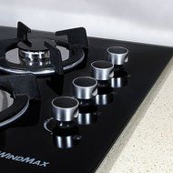!!! CLEARANCE LIMITED QUANTITY !!! 24" Black Electric Tempered Glass Built-in Kitchen 4 Gas Burner Cooktop N2