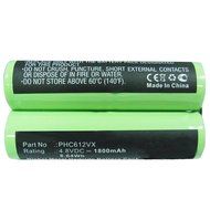 3x Fresh New Exell EBVB-160 4.8V NiMH 1800mAh Rechargeable Replacement Vacuum Battery For PHILIPS FC6125 Vacuums... N4