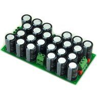 Electronics-Salon 1PCS Capacitor Filter Bare PCB, Support 24pcs D22mm Electrolytic Capacitors. N4