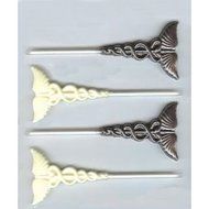 Medical Emblem Caduceus Pop Candy Mold