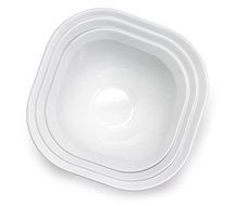 Cuisipro Mixing Bowl Set, 3-Piece, White N3