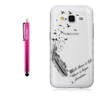 J7 Case, Firefish Colorful Pattern TPU Durable Soft TPU Back [Soft-Flex] [Shock Absorption Technology] Case for... N49