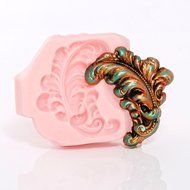 Feather Plume Silicone Mold Food Safe Chocolate, Fondant, Candy, Craft or Jewelry Mold Resin, Clay, Flexible and... N3