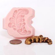 Feather Plume Silicone Mold Food Safe Chocolate, Fondant, Candy, Craft or Jewelry Mold Resin, Clay, Flexible and... N4