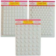 Lorann Hard Candy Making Mold Gems Set - Includes Jewels, Break Apart Hexagon, and Break-apart Rectangle N4