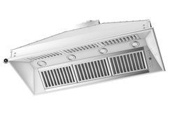 ZLINE 46 in. 1200 CFM Outdoor Range Hood Insert in Stainless Steel N3